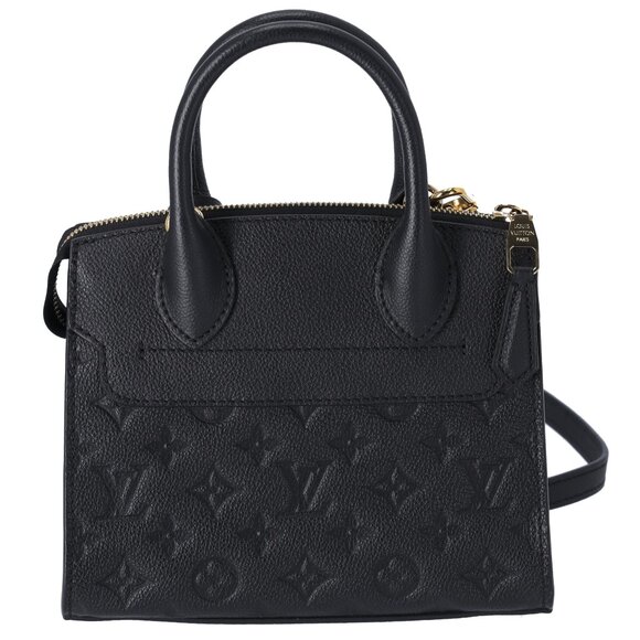 Louis Vuitton Pont Neuf Mini Satchel Monogram Empreinte M41743 Black - Picture 4 of 8